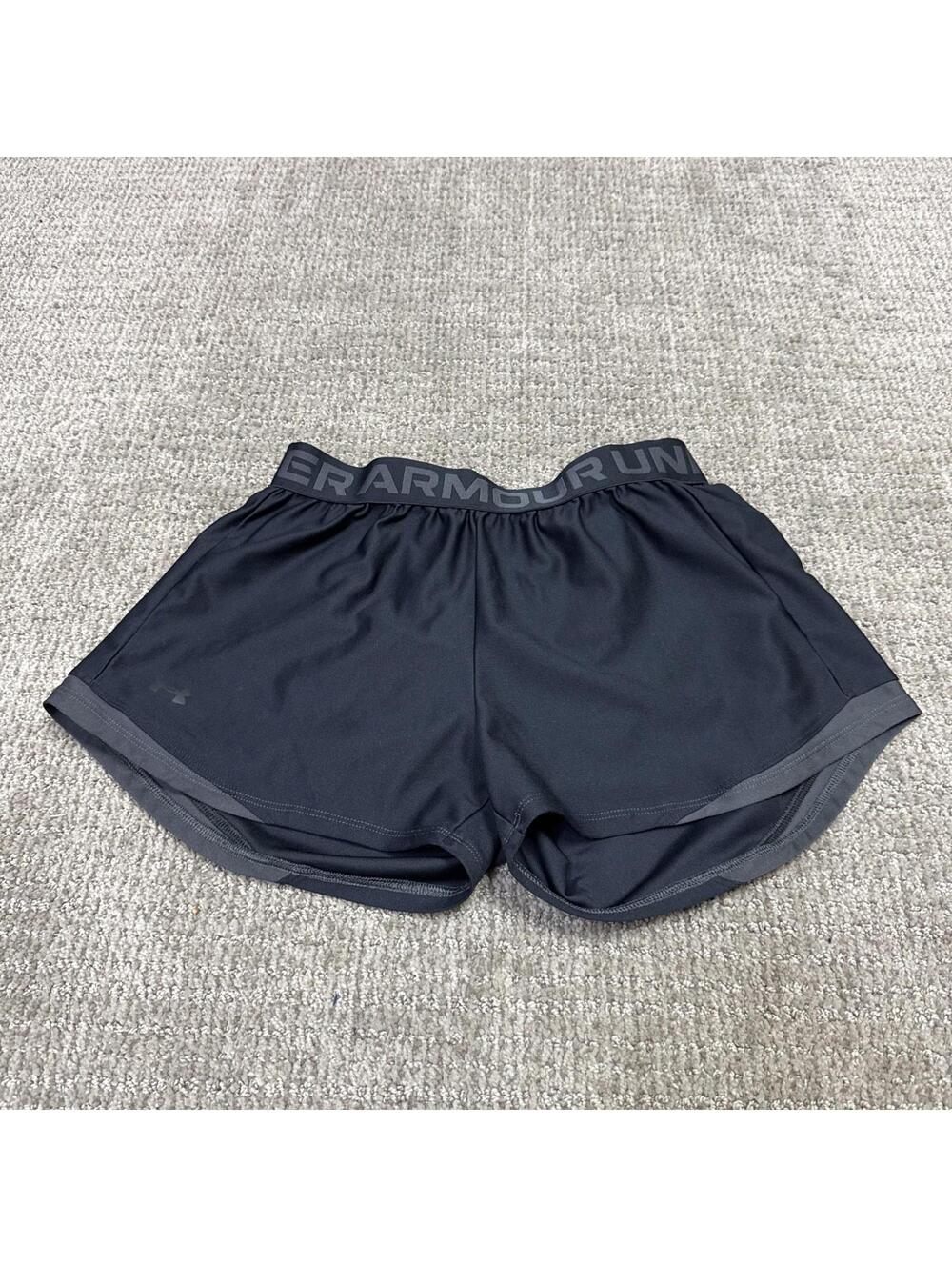Under Armour Shorts Black Elastic Waist Women’s Size Small